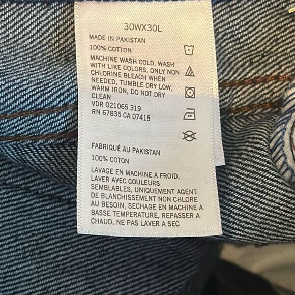 Nautica Mens Dark Wash Straight Fit size 30x30 Jeans Denim - Picture 8 of 10